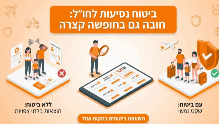 ביטוח נסיעות לחול